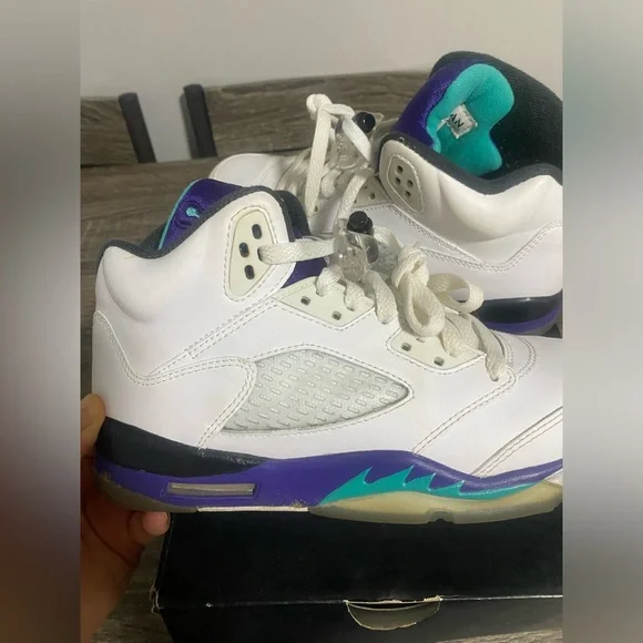 Jordan retro grape 5s - Picture 2 of 6